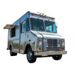 © Creative Catalog - Silver Food Truck on a Transparent Background