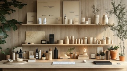 Sticker - Minimalist Shop Interior Design