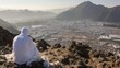 © Julia Jones - Peaceful Contemplation Overlooking Mecca During Hajj Pilgrimage