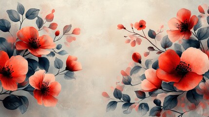 Sticker - Watercolor Flowers