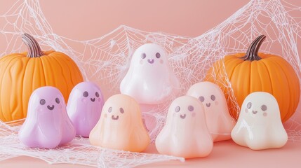 Pastel Halloween Themed Decor for Celebrations