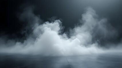 Wall Mural - fog in the fog