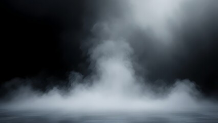 Wall Mural - smoke in the fog