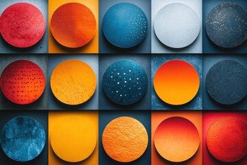 Poster - Abstract Colorful Circles