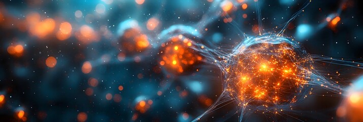 Leinwandbilder - Conceptual image depicting the potential control and dominance of humanity by advanced intelligence and neural network models in a futuristic,digital,and technological landscape.