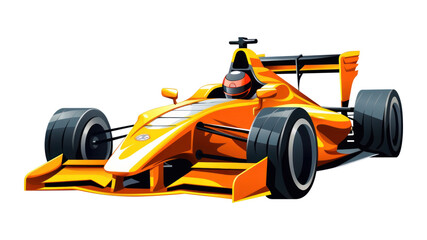 Wall Mural - PNG Racing car vehicle cartoon.