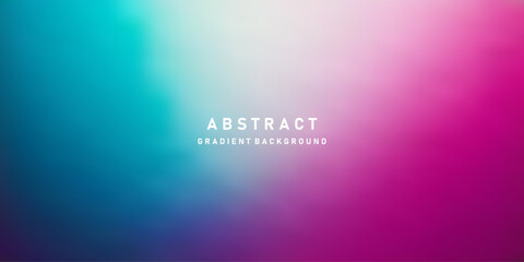 Aufkleber - Abstract Light blue, pink and white color vector banner. Pastel gradient  pattern. Blurred light fuzz colorful gradient background. Vector soft horizontal backdrop