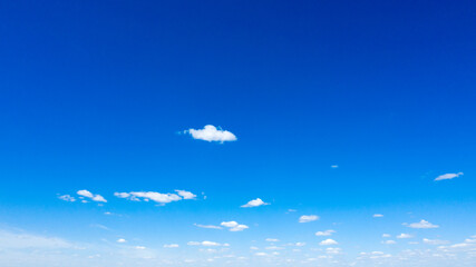 Wall Mural - blue sky with white clouds.