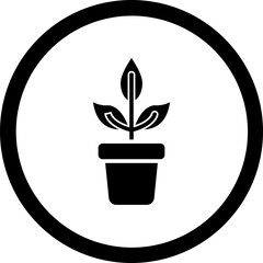 Poster - Plant Pot Icon Design