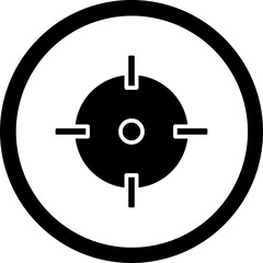 Sticker - Target Icon Design