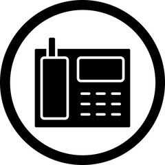 Canvas Print - Telephone Icon Design