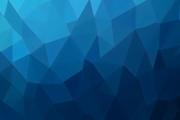 Abstract Geometric Blue Background   Low Poly Design