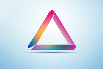 Wall Mural - stock vector abstract triangle gradients color logo