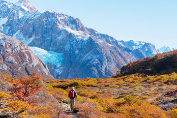 Poster - Hike in autumn season