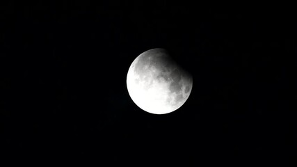 Wall Mural - full moon in the night full moon in the night Partial lunar eclipse Full moon and lunar eclipse Full moon between the clouds Super moon 2024