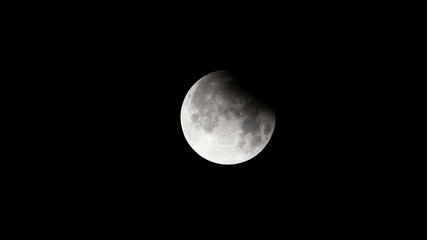 Wall Mural - moon in the night Partial lunar eclipse Full moon and lunar eclipse Full moon Super moon 2024