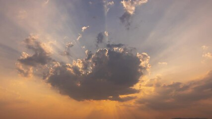 Wall Mural - sunset in the sky