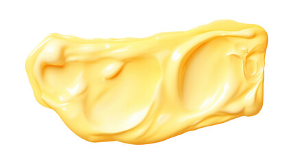 Wall Mural - png flowing melted cheese white background freshness abstract.