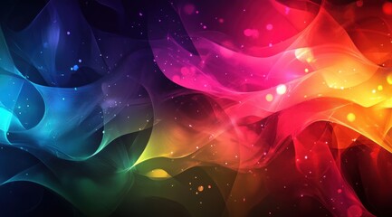 Wall Mural - abstract colorful digital background.