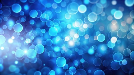 Abstract blue bokeh circles background with particles, abstract, blue, bokeh, circles,beautiful, design, texture, backdrop