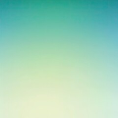 Wall Mural - A serene gradient background blending teal and soft yellow hues, perfect for calming designs and artistic projects.