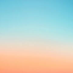 Wall Mural - A serene gradient of soft blue and warm peach colors, creating a calming and tranquil atmosphere for various creative needs.