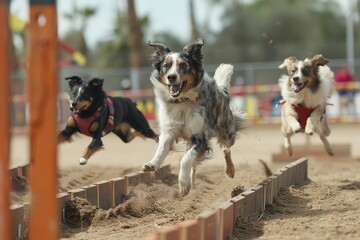 Canine Agility Training at Dog Park