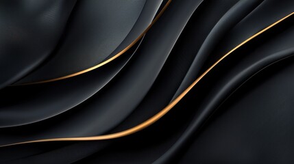 Wall Mural - dark black background with subtle gradients, creating depth and elegance, perfect for modern designs