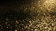 © Galeno - gold glitter texture black creating luxurious design element