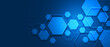 © aiben edis - Geometric abstract background with simple hexagonal