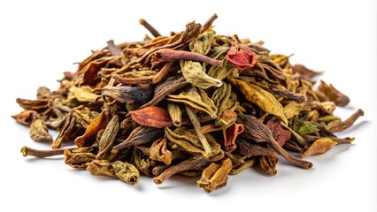 Wall Mural - Ayurvedic herb Terminalia arjuna on white background