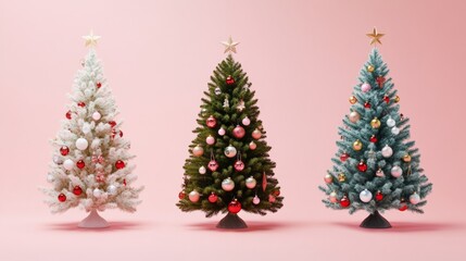 A collection of Christmas trees