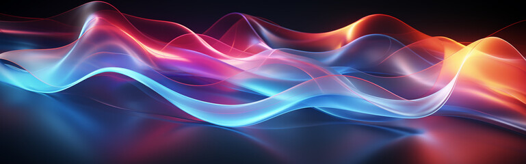 Wall Mural - abstract gradation violet color background template with fluid style