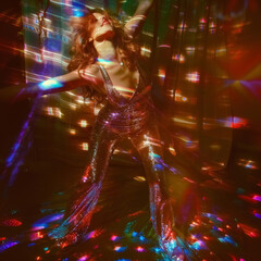 Wall Mural - disco dancer