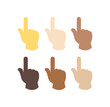 © valvectors - hand emoji vector symbol sign icon pointing