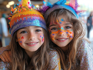 Fun Carnival party face painting booth photos showcasing colorful and intricate face paint designs