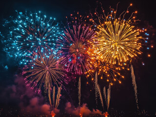 Spectacular Carnival party firework display pictures capturing the excitement and beauty of fireworks