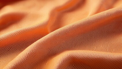 Orange Mesh Fabric Texture