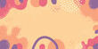 © sdmin_d - Cute doodle pattern background with abstract shapes and dots. Modern vector pattern for Banner, Flyer, Cover...