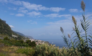 View on Seixal. Coast views near Seixal Madeira.