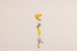© Nicole Mason/Stocksy - Stacked Pills On Clean and Minimal Beige Background