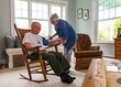 © Raymond Forbes LLC/Stocksy - Senior Veteran home medical Check up and stethoscope