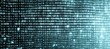 © Linda Space - abstract background of computer code, white numbers on dark cyan backdrop, softly glowing gradient effect, sense of future and tech-centric