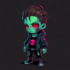 Poster - Cool Zombie Cartoon Character