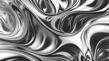 Abstract flowing metallic liquid texture background
