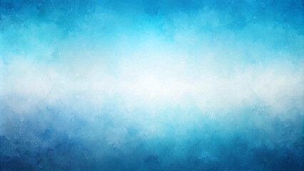 Wall Mural - Abstract “A serene blue gradient with texture a soft glow at its center
