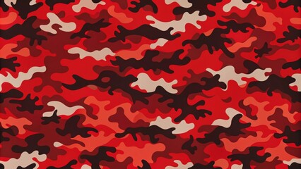 red camouflage pattern with blend of red, black and brown colors, camouflage, red, pattern, design, 