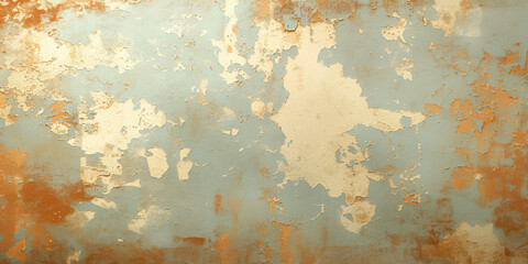 Oxidised copper bronze metals background, texture surface worn vintage style wallpaper, weathered surfaces  