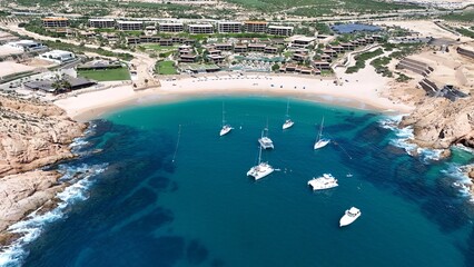 Beautiful Santa Maria Beach in a sunny day, BCS-Mexico