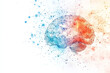 © CreativePulse - brain network concept illustrates intricate connections within human brain, showcasing blend of colors that evoke creativity and intelligence